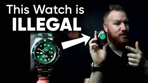 are fake rolex illegal to own